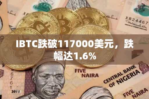 IBTC跌破117000美元，跌幅达1.6%
