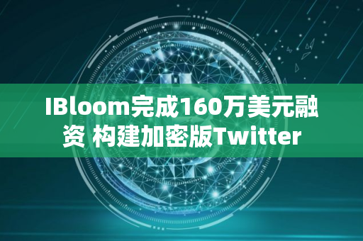 IBloom完成160万美元融资 构建加密版Twitter