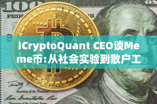ICryptoQuant CEO谈Meme币:从社会实验到散户工具