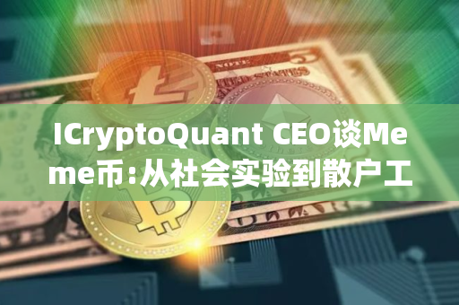 ICryptoQuant CEO谈Meme币:从社会实验到散户工具