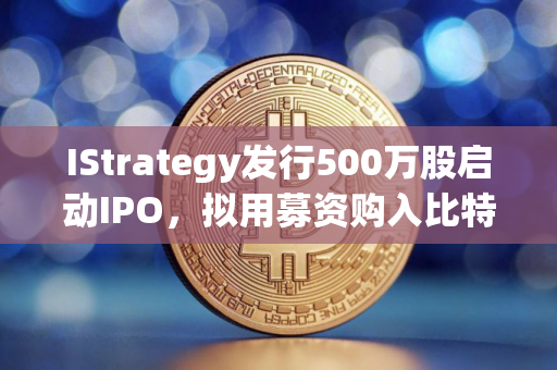 IStrategy发行500万股启动IPO，拟用募资购入比特币