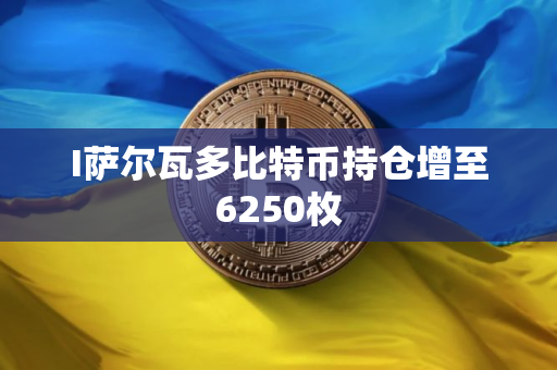 I萨尔瓦多比特币持仓增至6250枚