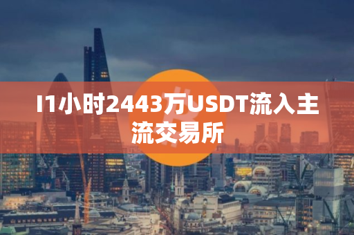 I1小时2443万USDT流入主流交易所