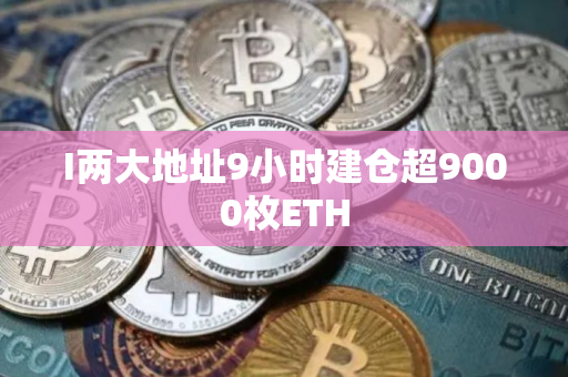 I两大地址9小时建仓超9000枚ETH
