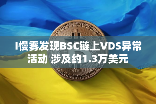 I慢雾发现BSC链上VDS异常活动 涉及约1.3万美元