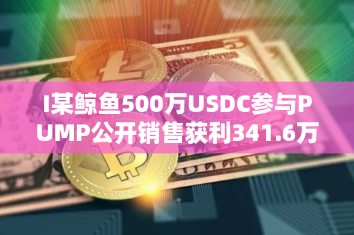 I某鲸鱼500万USDC参与PUMP公开销售获利341.6万美元