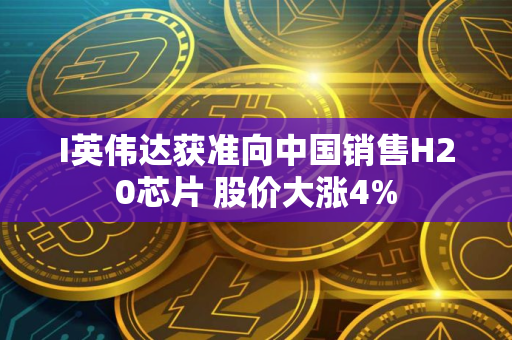I英伟达获准向中国销售H20芯片 股价大涨4%