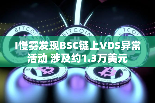 I慢雾发现BSC链上VDS异常活动 涉及约1.3万美元
