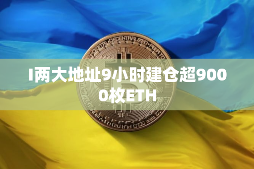 I两大地址9小时建仓超9000枚ETH