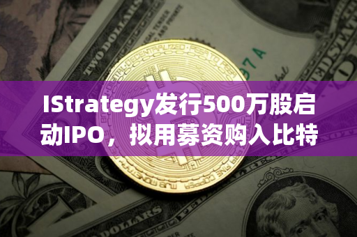 IStrategy发行500万股启动IPO，拟用募资购入比特币
