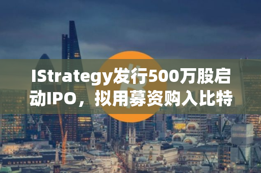 IStrategy发行500万股启动IPO，拟用募资购入比特币