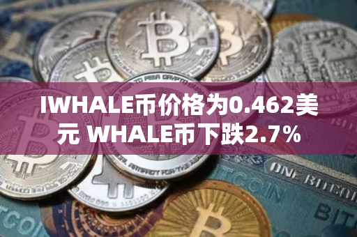 IWHALE币价格为0.462美元 WHALE币下跌2.7%