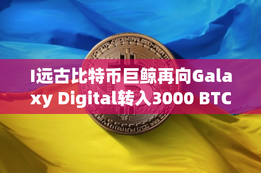 I远古比特币巨鲸再向Galaxy Digital转入3000 BTC