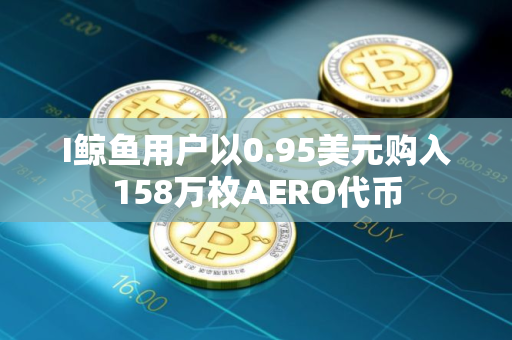 I鲸鱼用户以0.95美元购入158万枚AERO代币