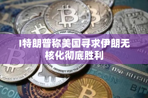 I特朗普称美国寻求伊朗无核化彻底胜利