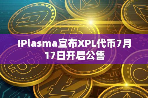 IPlasma宣布XPL代币7月17日开启公售