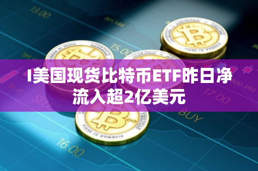 I美国现货比特币ETF昨日净流入超2亿美元