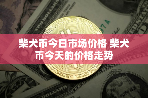 柴犬币今日市场价格 柴犬币今天的价格走势