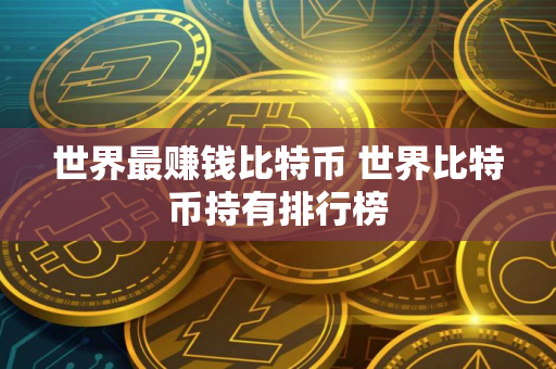 世界最赚钱比特币 世界比特币持有排行榜