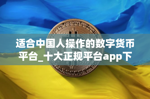 适合中国人操作的数字货币平台_十大正规平台app下载