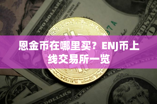 恩金币在哪里买？ENJ币上线交易所一览