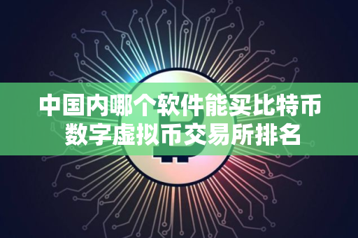 中国内哪个软件能买比特币 数字虚拟币交易所排名