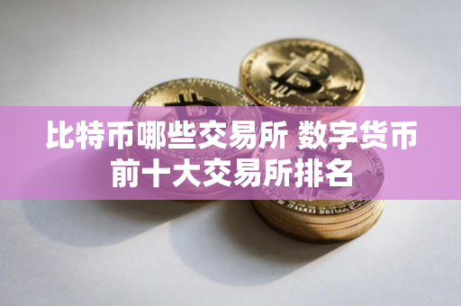 比特币哪些交易所 数字货币前十大交易所排名