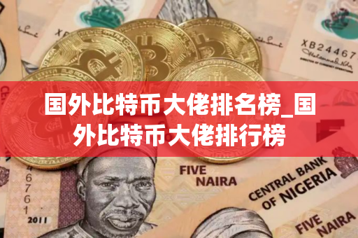 国外比特币大佬排名榜_国外比特币大佬排行榜
