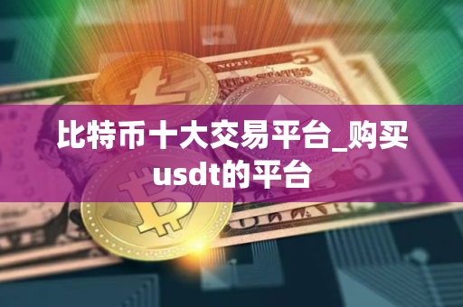 比特币十大交易平台_购买usdt的平台