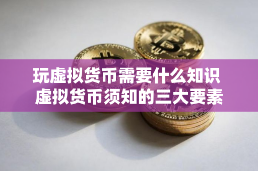 玩虚拟货币需要什么知识 虚拟货币须知的三大要素