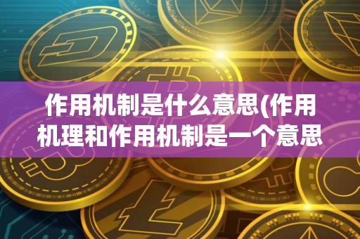 作用机制是什么意思(作用机理和作用机制是一个意思吗)