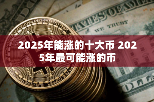 2025年能涨的十大币 2025年最可能涨的币