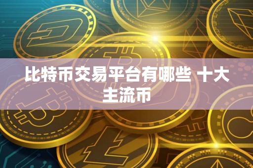 比特币交易平台有哪些 十大主流币