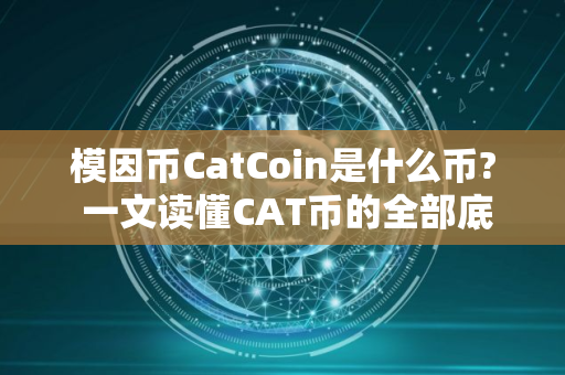 模因币CatCoin是什么币? 一文读懂CAT币的全部底细