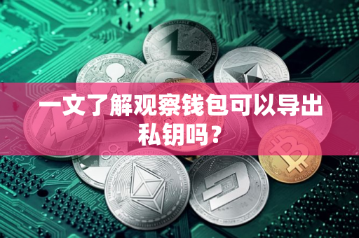 一文了解观察钱包可以导出私钥吗？
