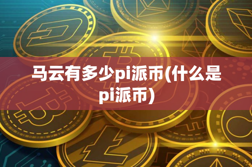马云有多少pi派币(什么是pi派币)