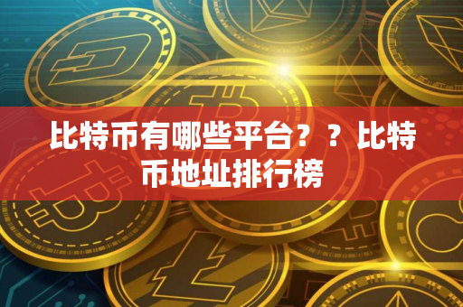 比特币有哪些平台？？比特币地址排行榜