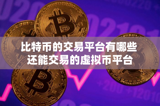比特币的交易平台有哪些 还能交易的虚拟币平台