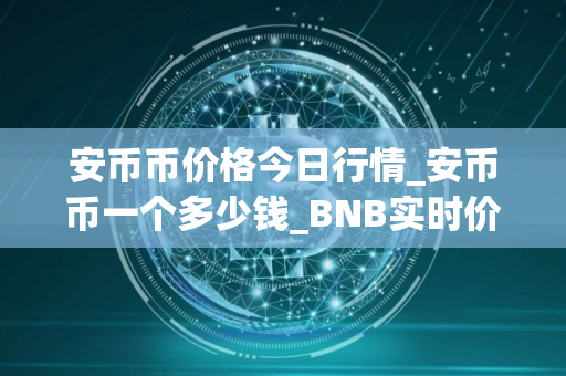 安币币价格今日行情_安币币一个多少钱_BNB实时价格