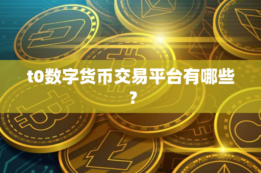 t0数字货币交易平台有哪些 ？