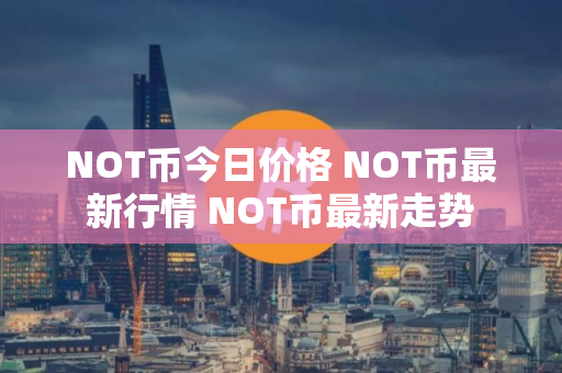 NOT币今日价格 NOT币最新行情 NOT币最新走势