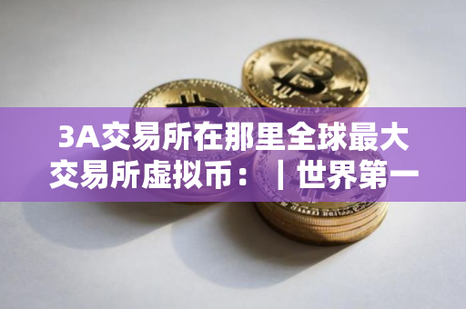 3A交易所在那里全球最大交易所虚拟币：｜世界第一虚拟货币交易所