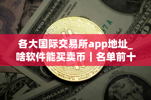 各大国际交易所app地址_啥软件能买卖币｜名单前十