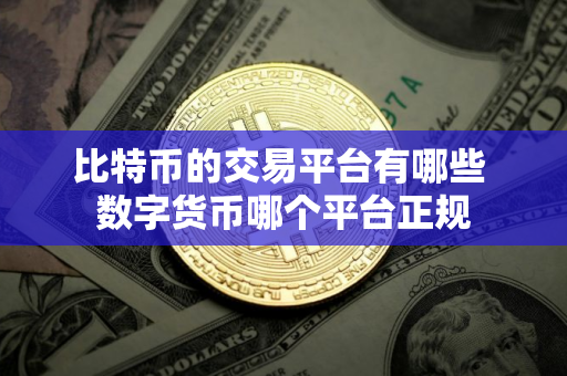 比特币的交易平台有哪些 数字货币哪个平台正规