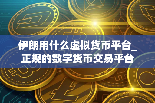 伊朗用什么虚拟货币平台_正规的数字货币交易平台