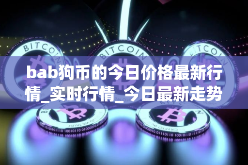 bab狗币的今日价格最新行情_实时行情_今日最新走势