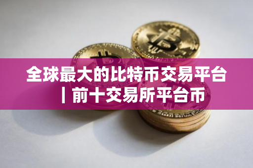全球最大的比特币交易平台｜前十交易所平台币