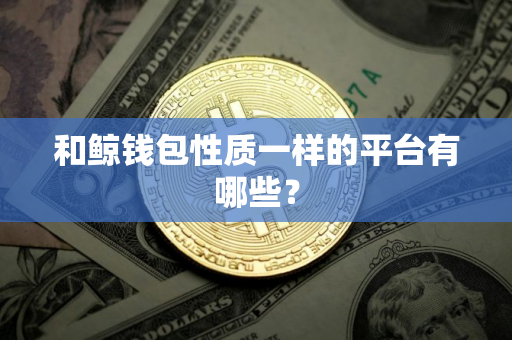 和鲸钱包性质一样的平台有哪些？
