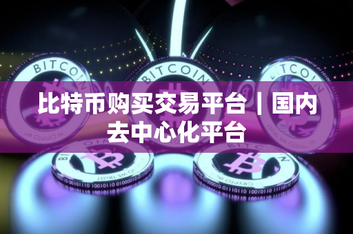 比特币购买交易平台｜国内去中心化平台