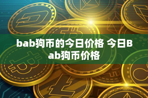 bab狗币的今日价格 今日Bab狗币价格